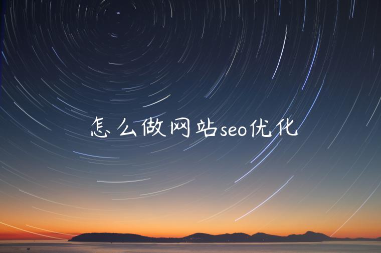 怎么做網(wǎng)站seo優(yōu)化